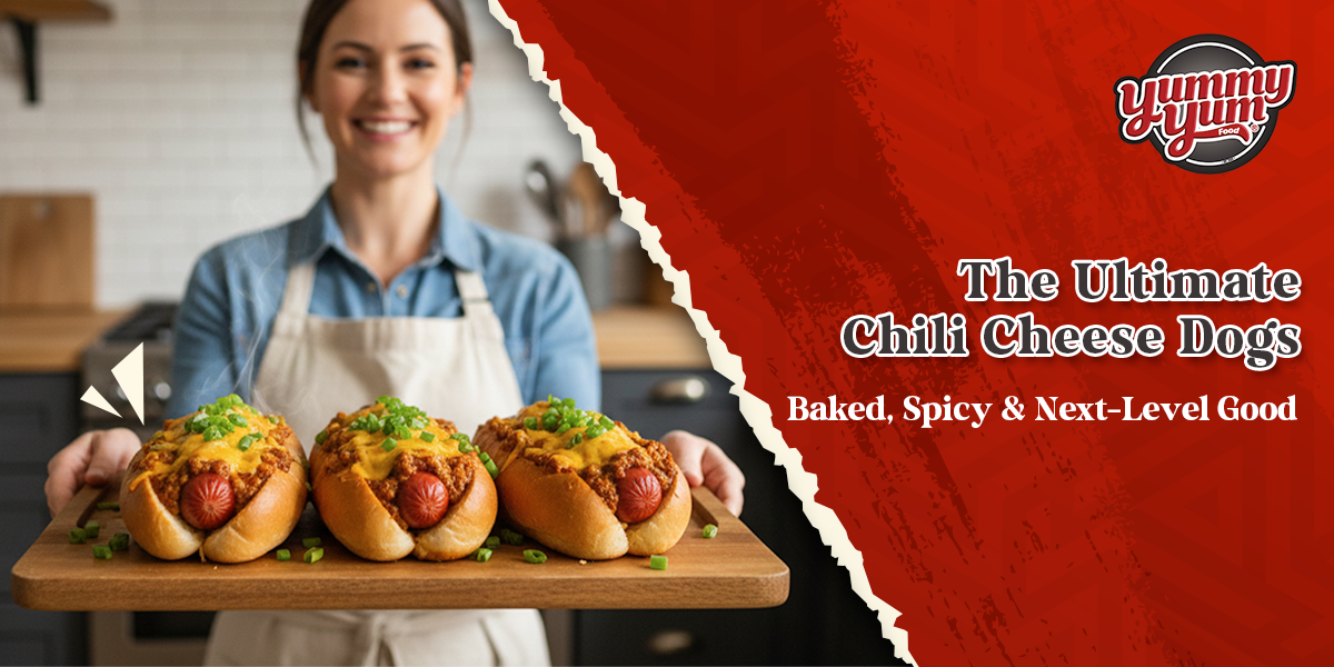 The Ultimate Chili Cheese Dogs — Baked, Spicy & Next-Level Good