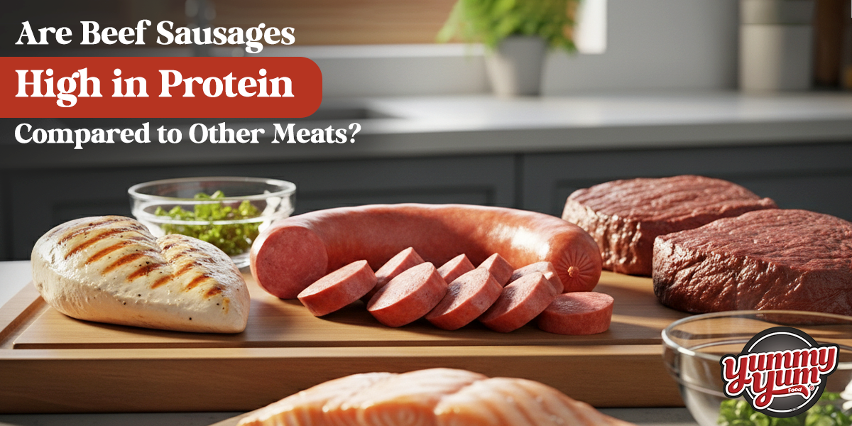Are Beef Sausages High in Protein Compared to Other Meats?