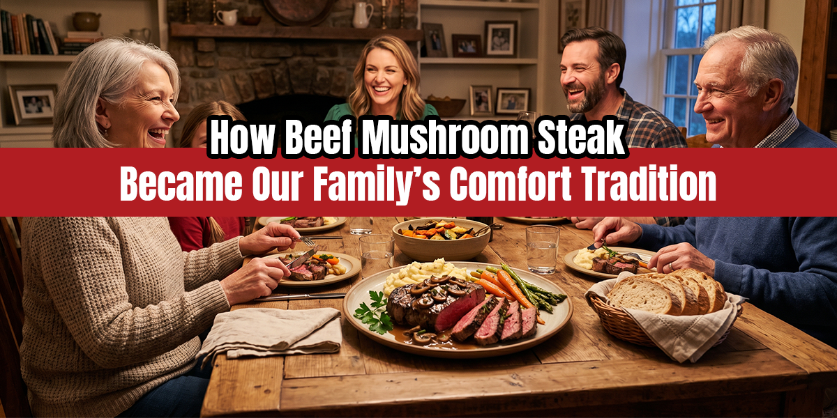 How Beef Mushroom Steak Became Our Family’s Comfort Tradition